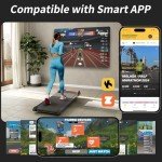 UPREIGN 3-in-1 Portable Walking Treadmill for Home