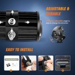 Nilight 20Inch LED Light Bar with 4 Cube Pods