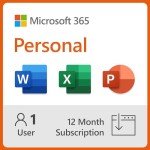 Microsoft 365 Personal 12-Month Subscription for One