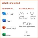 Microsoft 365 Personal 12-Month Subscription for One