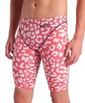 Men's Knee Length Racing Jammer Swim Suit - Leopard