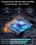 OASLOA Mini PC with 12GB RAM and 512GB SSD