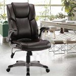 Ergonomic High Back Executive Office Chair - Brown