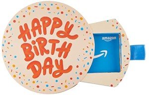 Amazon Gift Card in Birthday Cake Box
