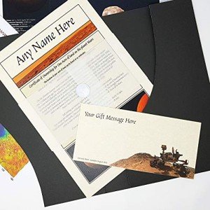 Personalized Mars Land Gift Set in Luxury Folder