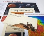 Personalized Mars Land Gift Set in Luxury Folder