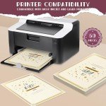 Kosiz 150 Pcs Gold Foil Certificate Kit