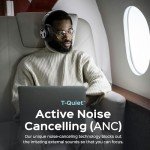 TREBLAB Z2 Noise Cancelling Bluetooth Headphones