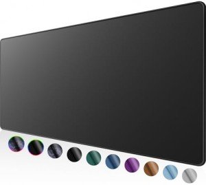 KTRIO Extra Large Gaming Mouse Pad - Black