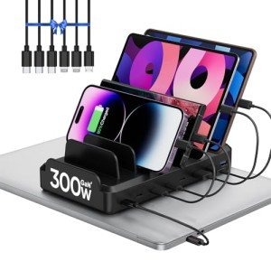 300W 8-Port USB-C Fast Charging Station