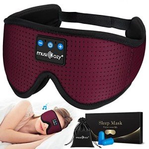Bluetooth Sleep Headphones and Eye Mask Combo