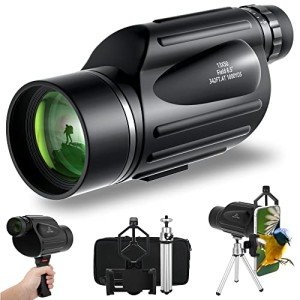 High Power 13x50 Monocular Telescope with Adapter
