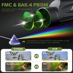 High Power 13x50 Monocular Telescope with Adapter