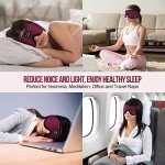 Bluetooth Sleep Headphones and Eye Mask Combo