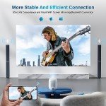 Portable 4K Mini Projector with WiFi and Bluetooth