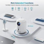 Portable 4K Mini Projector with WiFi and Bluetooth