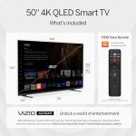 VIZIO 50-inch 4K QLED Smart TV with Dolby Vision