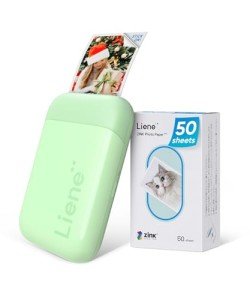 Liene Mini Portable Instant Photo Printer Bundle