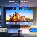 5G Mini Projector with Bluetooth & 1080P Resolution
