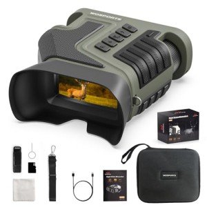 WOSPORTS 4K Night Vision Binoculars with Zoom