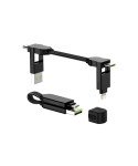 6-in-1 USB C Charger Cable - Black