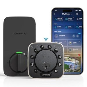 Keyless WiFi Smart Lock with Door Sensor