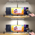 Airlonv Remote-Controlled LED Desk Lamp with Clamp