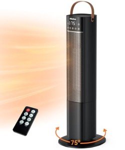 26" Electric Space Heater with Remote & Timer