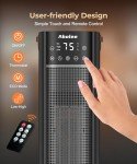 26" Electric Space Heater with Remote & Timer