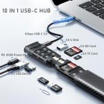 10-in-1 USB-C Hub and Card Reader Combo