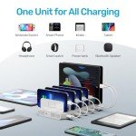 Unitek 10-Port USB Charging Station Organizer