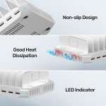 Unitek 10-Port USB Charging Station Organizer