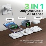 PWR Flex 3-in-1 Wireless Charging Station, White