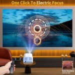 1080P WiFi & Bluetooth Portable Outdoor Projector