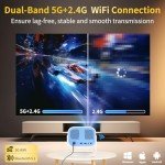 1080P WiFi & Bluetooth Portable Outdoor Projector