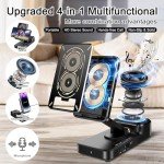 Bluetooth Speaker with Wireless Charging Phone Stand