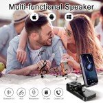 Bluetooth Speaker with Wireless Charging Phone Stand