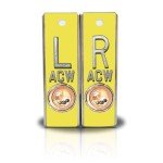 Yellow X-Ray Markers Set with Aluminum Position Indicators