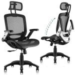 Ergonomic High-Back Office Chair with Headrest