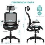 Ergonomic High-Back Office Chair with Headrest