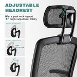 Ergonomic High-Back Office Chair with Headrest
