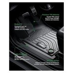 Custom Fit All-Weather Floor Mats for Toyota Tacoma