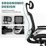 Ergonomic High-Back Office Chair with Headrest