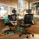 Ergonomic High-Back Office Chair with Headrest