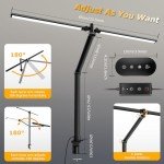 LED Desk Lamp with Remote - Eye Care Design