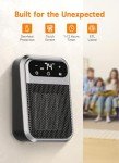 GiveBest 800W Remote Control Wall Outlet Heater