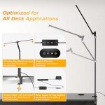 LED Desk Lamp with Remote - Eye Care Design