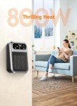 GiveBest 800W Remote Control Wall Outlet Heater