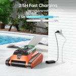 Cordless Robotic Pool Cleaner for Inground Pools