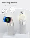 Bluetooth Speaker with Night Light & Mag-Safe Charger